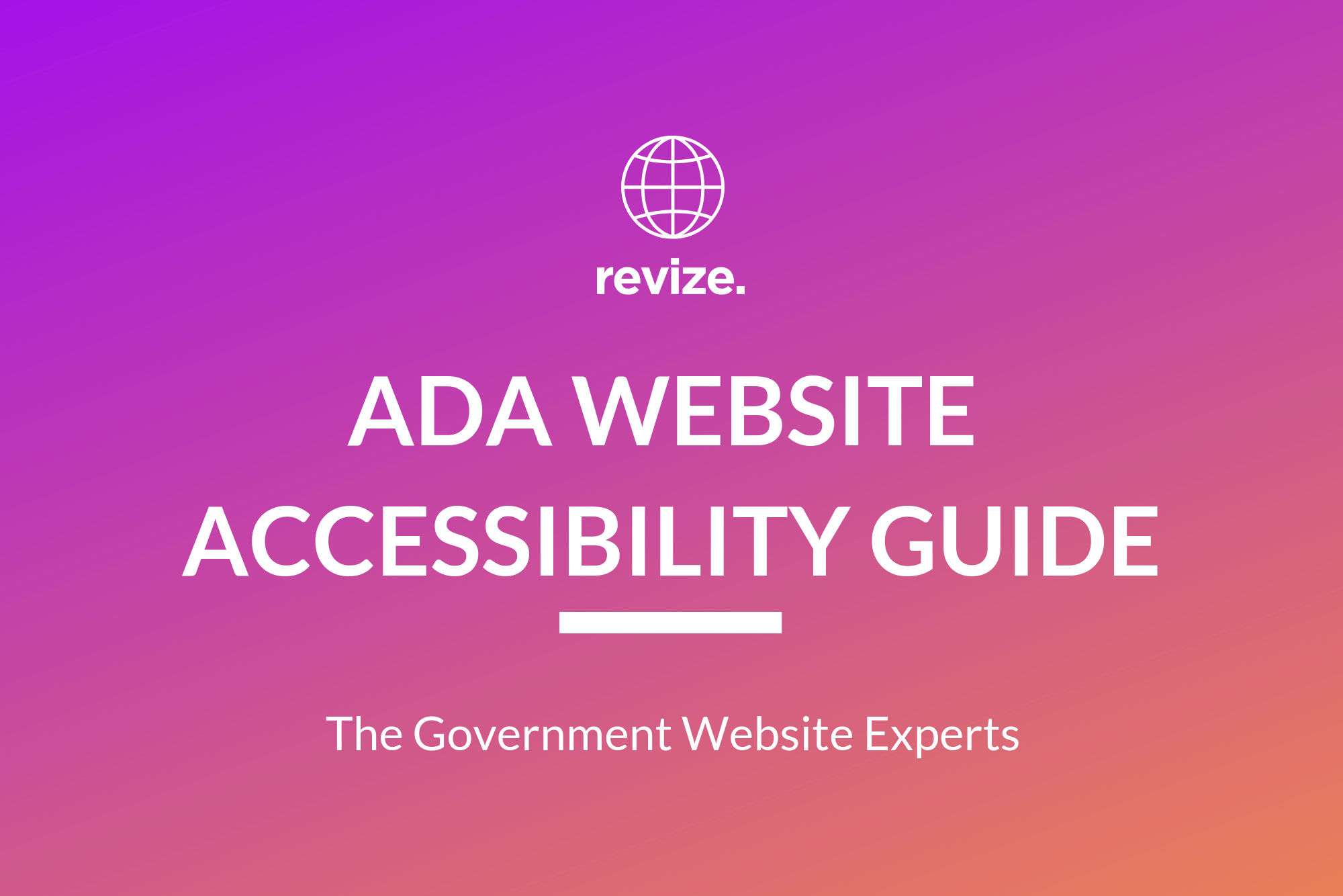 ADA Website Accessibility Guide Blog Banner